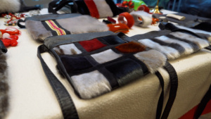 Bags made with seal fur